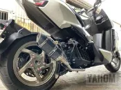 YAHOM排氣 SYM DRG158 六角短管全水轉印碳纖維紋路/台蠍/吉村/蠍子/SMAX/FORCE/DRG