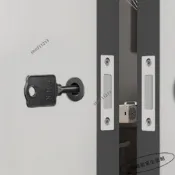 桃園發貨+免運🔈✔插銷可上鎖✔ 隱形門應急開門鑰匙防止意外反鎖隱形暗門門鎖配件通用小鑰匙孔