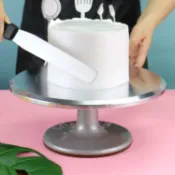 鋁合金轉台蛋糕裱花台商用專業轉盤旋轉台蛋糕架烘焙工具套裝家用【摩可美家】