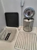 電烤箱旋轉烤籠滾筒家庭烘焙用具  烤籠  伊崎１２Ｌ智能氣炸烤箱配件