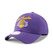 【Mitchell & Ness】NBA 洛杉磯 湖人 LOGO 紫色 軟板 老帽【ANGEL NEW ERA】
