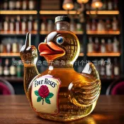 全球選品1館 生活百貨 新款 Middle finger whisky duck bottle 中指威士忌鴨瓶