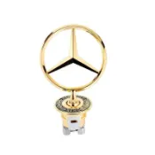 【免運 特價】適用於賓士benz 機蓋立標W210/W221車前引擎蓋裝飾W212/W204改裝麥穗標