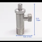 【台製】304不鏽鋼一字外牙 不鏽鋼 水龍頭 一字 三角 水晶 外牙 水管 止水 凡爾 開關 角閥 陶瓷 馬桶 浴室 栓