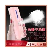 (店+)奈米補水儀 負離子過濾 納米保溼噴霧儀 皮膚測試噴霧器 45ml 注氧儀 超音波霧化保溼儀 超音波蒸臉儀 蒸臉器  US