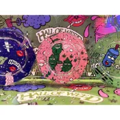 【時光生活】現貨 迷幻系列透明玻璃煙灰缸 WEED-Ashtray-大麻造型-大麻葉-菸灰缸玻璃煙灰缸-琉璃菸灰缸 煙皿