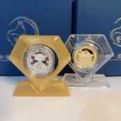 紫南宮🏆2025乙己蛇年 現貨雙金蛇年鑽石造型金錢母+銀錢母
