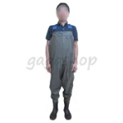 【gagashop】尼龍高胸連身釣魚褲.河川工程.防水褲.青蛙裝.養殖業.涉水褲.魚塭.魚池.台灣製作.台興牌558