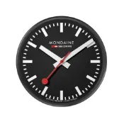 【台灣現貨&現折$600】MONDAINE 瑞士國鐵經典掛鐘25cm【黑】CLOCK64K 時鐘 掛鐘