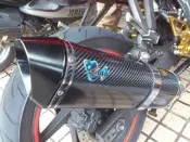 誠一機研 毒蛇水滴卡夢管 銳澤開發 新勁戰 125 雷霆 酷龍 150 OZ 雷霆王 JET POWER 125 G6 戰將 T1 毒蛇管 碳纖維排氣管 蠍子管