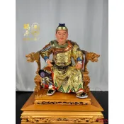 優選#吳府王爺木雕閩南臺灣李府溫府蕭府池府脫身脫椅五府王爺千歲神像