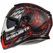 西班牙MTHELMETS MT安全帽 THUNDER3 SV 曼島TT ISLE OF MAN 紅白色 摩斯達有限公司