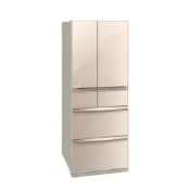 (店+)【MITSUBISHI 三菱電機】MITSUBISHI 三菱 470公升 日本製 玻璃全鏡面美型六門冰箱 MR-WX47LF水晶白/水晶杏
