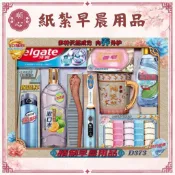 【順心】紙紮早晨用品 牙刷 牙膏 梳子 毛巾 男生 女生 紙紮 往生  清明節 頭七 百日 金紙 拜拜