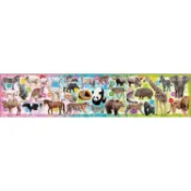 Epoch  三片一組 動物園  8+12+16片  拼圖總動員  兒童  日本進口拼圖