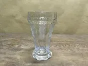 特價 WH24076【四十八號老倉庫】全新 早期 台灣 竹節 氣泡 玻璃杯 冰淇淋杯 甘蔗汁 楊桃汁 280cc 1杯價