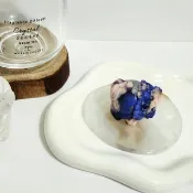 藍櫻花瑪瑙龍龜/招桃花/開拓眼界之水晶