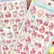 ✨元氣新品✨3D立體爆款庫洛米美樂蒂玉桂狗kitty園兒童獎勵水杯行李箱RTMW