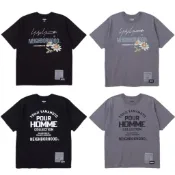 𝑪𝑱𝑴𝑭【實拍】NBHD x 山本耀司 聯名限量花卉簽名字體Logo短袖T恤 林俊傑同款 寬鬆落肩短T 純棉 男女同款