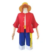 (店+)航海王-魯夫服裝兒童大人版 WULA烏拉 ONE PIECE 魯夫衣服 魯夫服裝 魯夫衣服 航