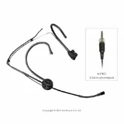 悅適影音教學導覽用品 【來電優惠】MU-55HN/MU-55HNS(3.5接頭) MIPRO 無指向性頭戴式麥克風 3.5接頭/附收納包/黑膚2色可選