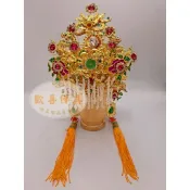 〔歡喜佛具〕6吋純手工紙帽 媽祖帽｜天上聖母  神明帽  紙帽