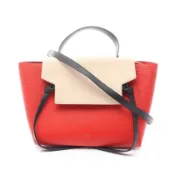 【DOKODEMO】【二手】 CELINE BELT BAG MINI 手提包，RED/米色皮革，女士，二手