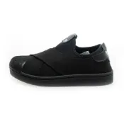 (店+)【adidas 愛迪達】SUPERSTAR II SLIP-ON 男女款 運動休閒鞋 懶人鞋 繃帶鞋 黑色 KH8208