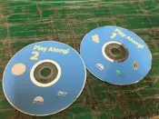2片合售 DVD 寰宇迪士尼 Disney's World of english play along 1.2 D92