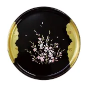 櫻花樹金箔茶盤 / 日本進口漆器 結婚 訂婚 奉茶茶盤 日本製 文定【B&B幸福雜貨】