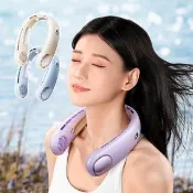 【SAMPA】半導體製冷掛脖風扇 黑科技空調風扇 移動式電風扇 戶外便攜風扇 頸掛式涼扇  禮物 618