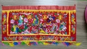神佛鬼怪系列-手工刺繡八仙彩3尺6