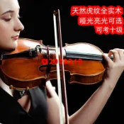 熱賣**外貿款專業演奏考級小提琴樂器實木手工制作小提琴成人朝陽鳥樂器