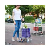 (店+)免運 買菜推車 折疊便攜車 天喜購物車買菜車小拉車輕便攜折疊拉桿家用拖車老人爬樓梯手拉車