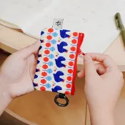 【錦源興】雞蛋冰扣環零錢包 l 鑰匙 卡片 耳機 卡夾 通勤 印花