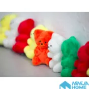 【NiNiJA (犬貓)】寵物玩具-韓國Bite me小熊軟糖 啾啾玩具 發聲玩具