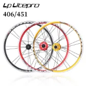 Litepro 折疊自行車 20 英寸輪輞 M100 406 74/130mm 輪組 451 100/135mm 盤式/