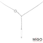 MiGO 永恆白鋼項鍊