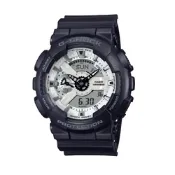 CASIO卡西歐  G-SHOCK BLACK & WHITE 黑白潮流 人氣雙顯 GA-110WD-1A_51.2mm
