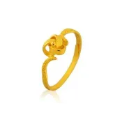 【金緻品】黃金戒指 莫比環圈 0.45錢(9999純金戒指 女戒子 幾何圖形 流線戒 中性)