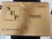 NEP 15吋頂級重低音喇叭鋁盆架雙音圈磁鋼雙彈波2000瓦非jl dls 蜘蛛 彩虹