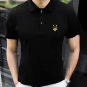 烏克蘭刺繡三叉戟POLO衫 | 烏克蘭製造
