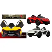 麥拉倫 McLaren P1 遙控電動車雙開車門附搖控器2.4g搖控汽車12V雙驅雙馬達 充電器 充電線 電瓶 電池