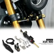寓偉 適用於YAMAHA MT09 2021 XSR900 2022 2023 配件阻尼器方向防甩頭搖擺減震器轉向穩定器支架