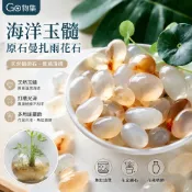 ✨Go物集✨【免運】🔥海洋玉髓原石曼扎雨花石鵝卵石花盆水培水仙子魚缸裝飾花瓶小石頭⭐ YZ4B