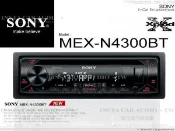 音仕達汽車音響 SONY【MEX-N4300BT】 CD/AUX/USB/IPHONE/藍芽 音響主機 公司貨