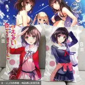 幻之空 內多圖(可來圖客製) 長中枕含枕心 家用枕套 路人女主的養成方法加藤惠詩羽英梨梨周邊動漫小抱枕靠枕 