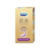 【Durex 杜蕾斯】超薄勁潤裝衛生套1盒(5入 保險套/衛生套/安全套/避孕套/避孕)