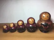 【俄羅斯娃娃、許願娃娃、套娃---共十層】藝術品、收藏品、擺飾品