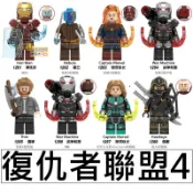 2495 樂積木【當日出貨】欣宏 復仇者聯盟4 八款任選 影版 戰爭機器 鋼鐵人LEGO相容 驚奇隊長 超級英雄 X02